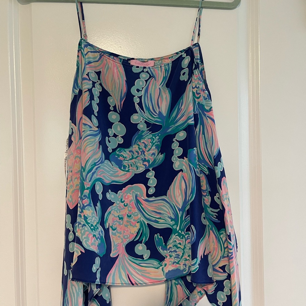 Colorful Floral Sleeveless Top
